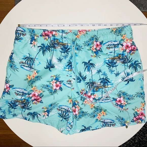 Jake Austin 6” Tropical Swim Trunks Men’s Size XL Mesh Lined - Picture 4 of 7